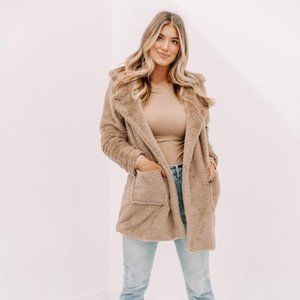 Camel Bundle Up Coat